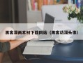 池州黑客漫画素材下载网站（黑客动漫头像）
